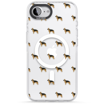 German Shepherd Pattern Clear