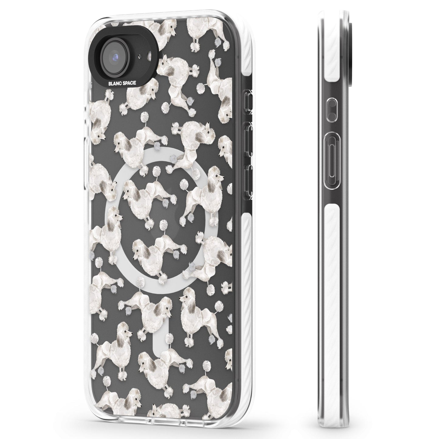 Pudel-Aquarellmuster