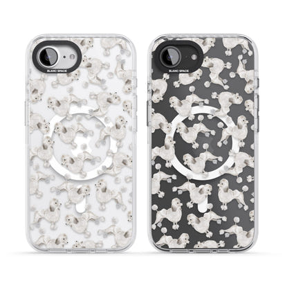 Pudel-Aquarellmuster