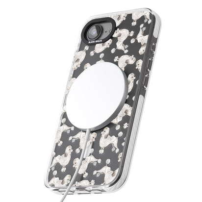 Pudel-Aquarellmuster