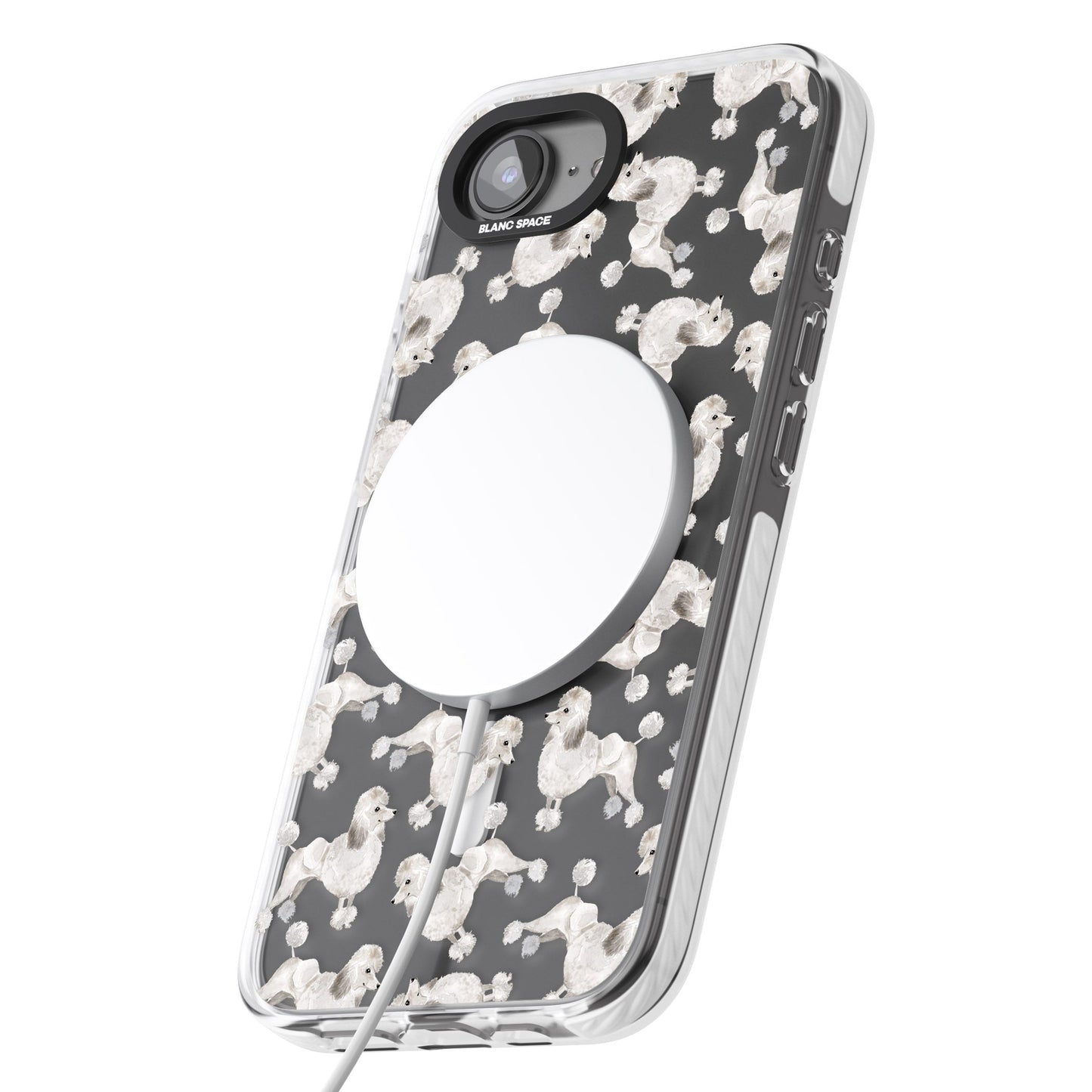 Pudel-Aquarellmuster