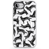 German Shepherd Pattern Black