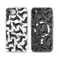 German Shepherd Pattern Black