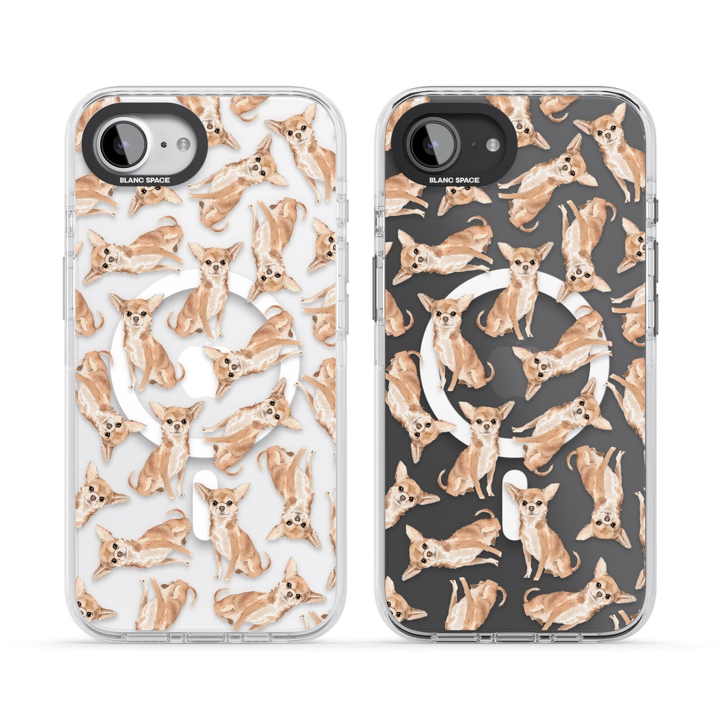 Chihuahua Watercolour Dog Pattern