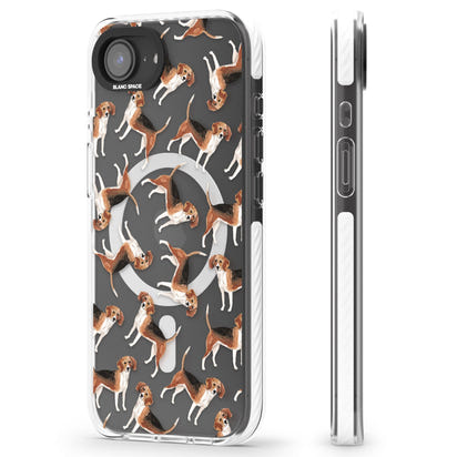 Beagle Watercolor Pattern