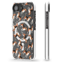 Beagle Watercolor Pattern