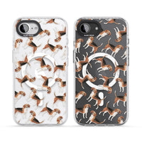 Beagle Watercolor Pattern