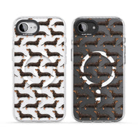 Dachshund Pattern Black Tan