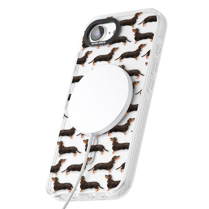 Dachshund Pattern Black Tan