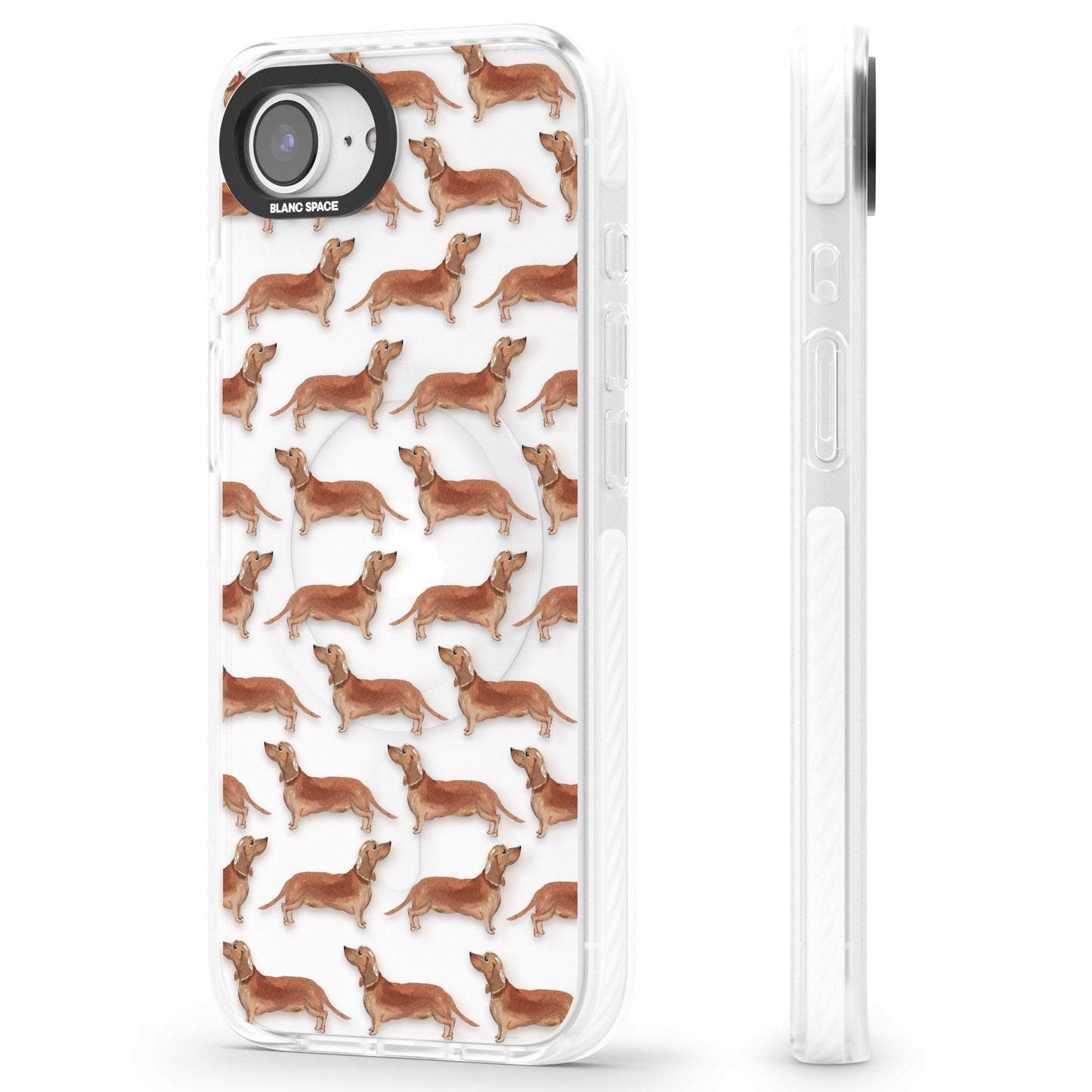 Dachshund Watercolor Dog Pattern