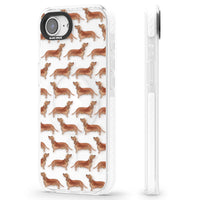 Dachshund Watercolor Dog Pattern