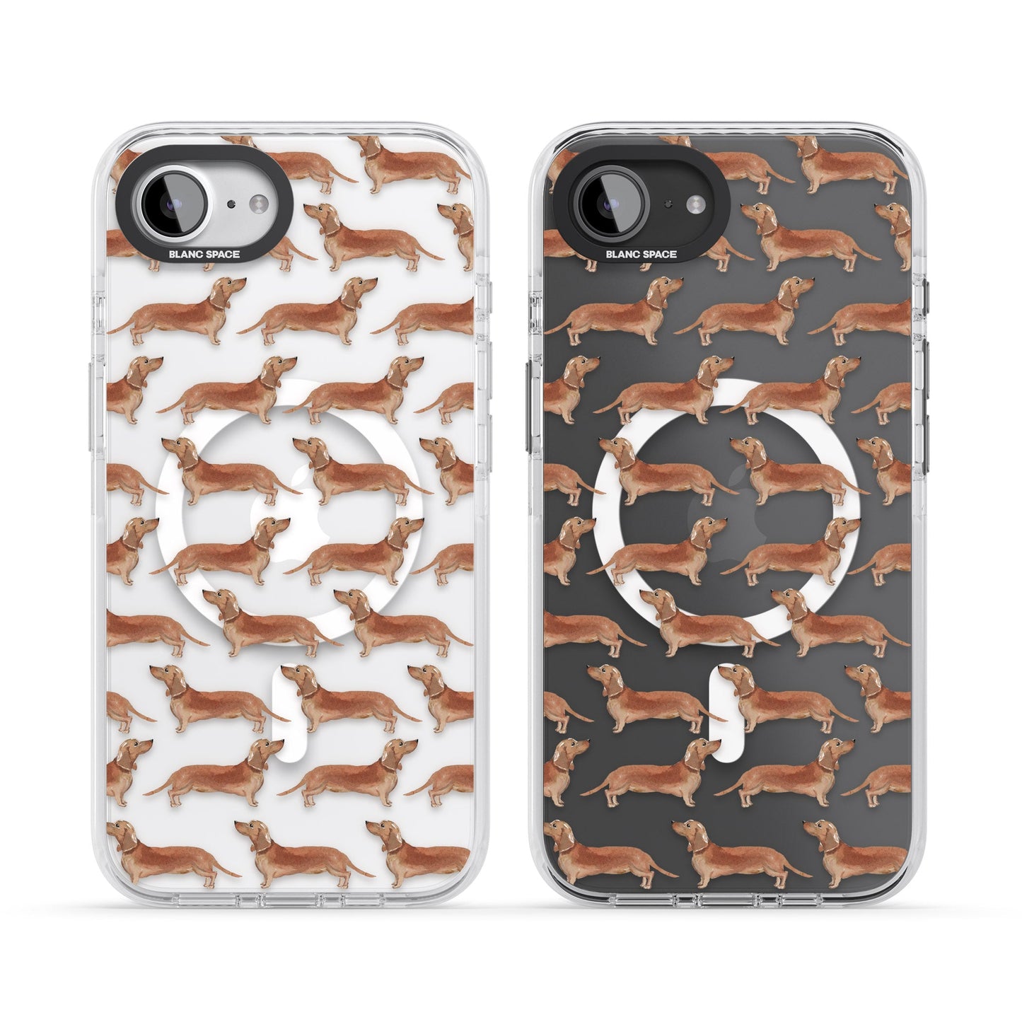 Dachshund Watercolor Dog Pattern