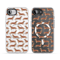 Dachshund Watercolor Dog Pattern