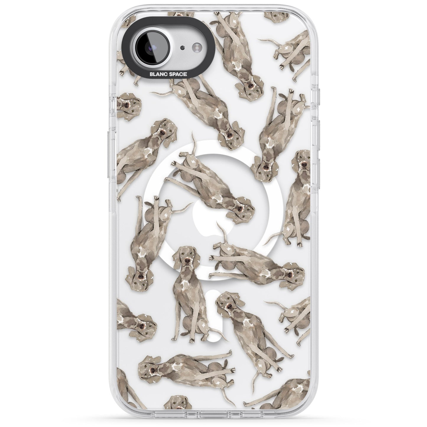 Weimaraner Watercolor Dog