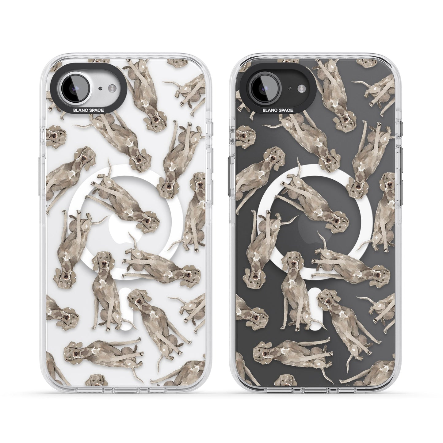 Weimaraner Watercolor Dog