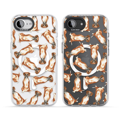 Boxer-Aquarell-Hundemuster