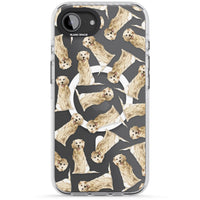 Motif aquarelle de Golden Retriever