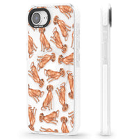 Hungarian Vizsla Watercolor Pattern