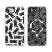 Black Cockapoo Watercolor