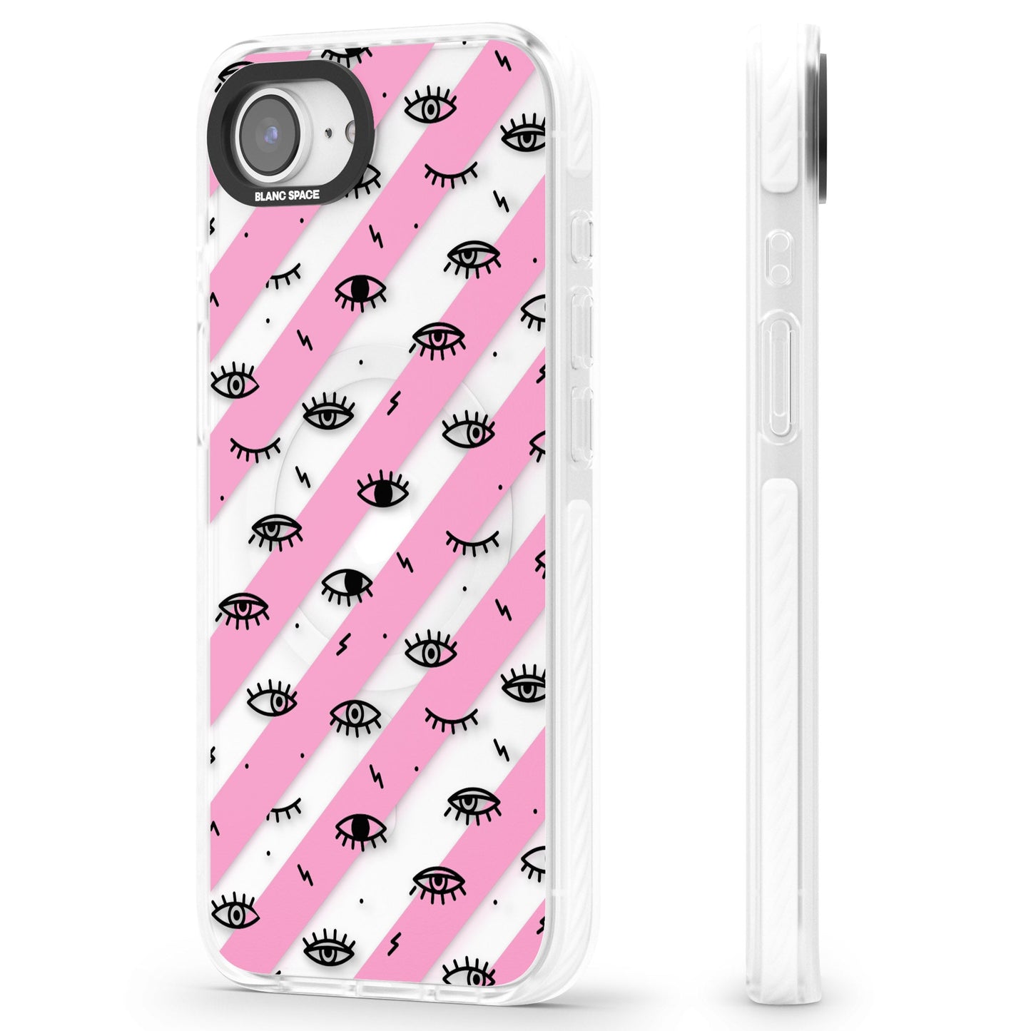 Pink Stripe Eyes