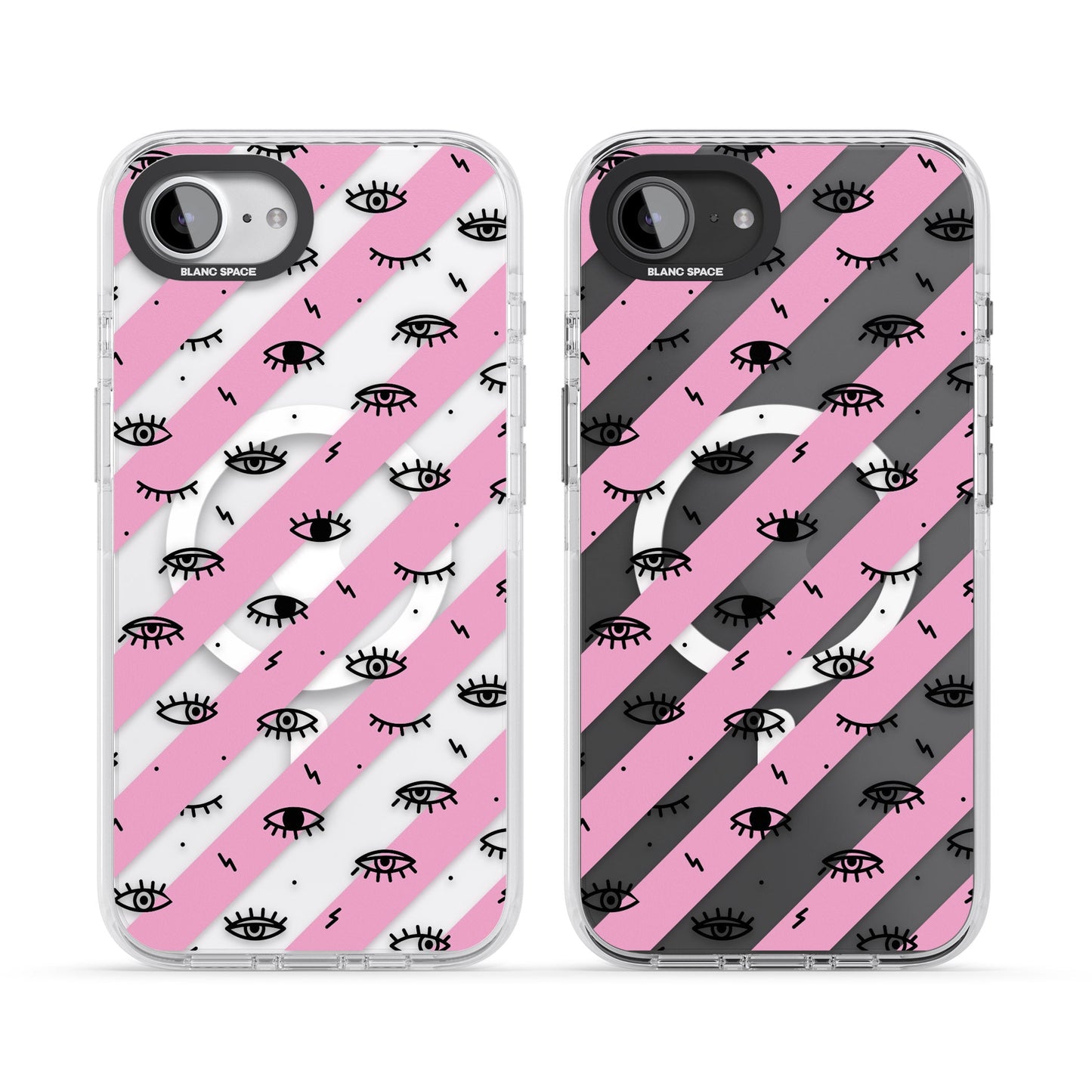 Pink Stripe Eyes