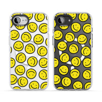 Motif de visage souriant