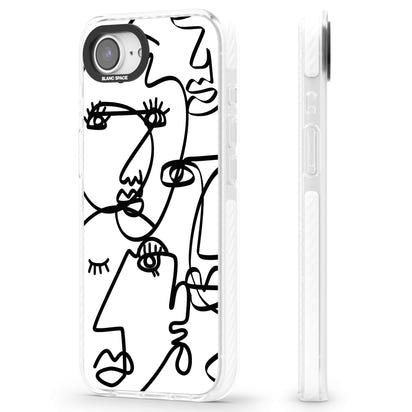 Art abstrait en noir et blanc