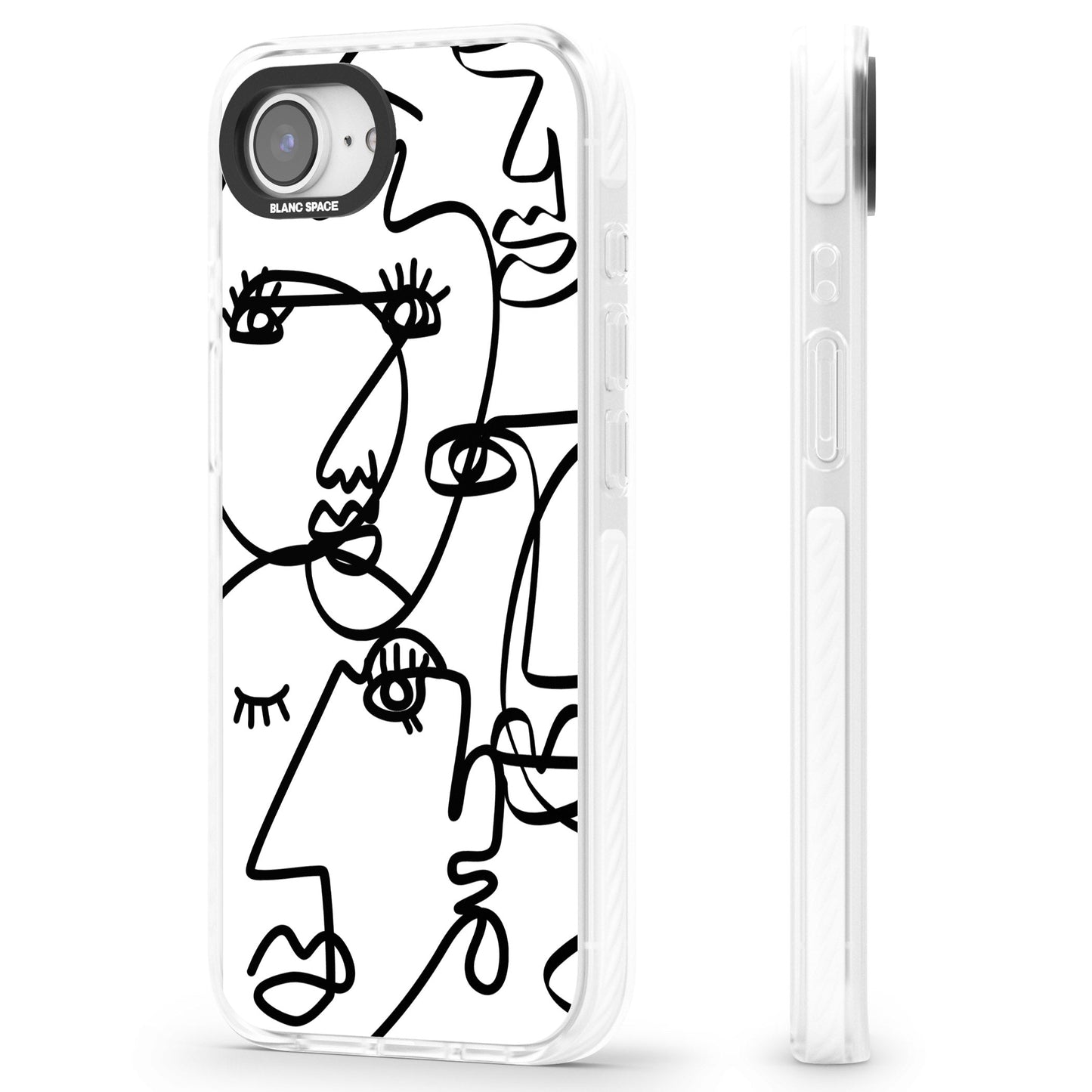 Art abstrait en noir et blanc