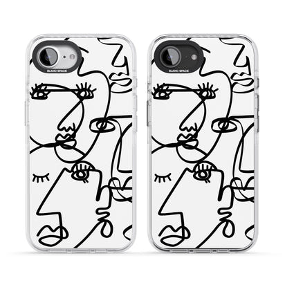 Art abstrait en noir et blanc