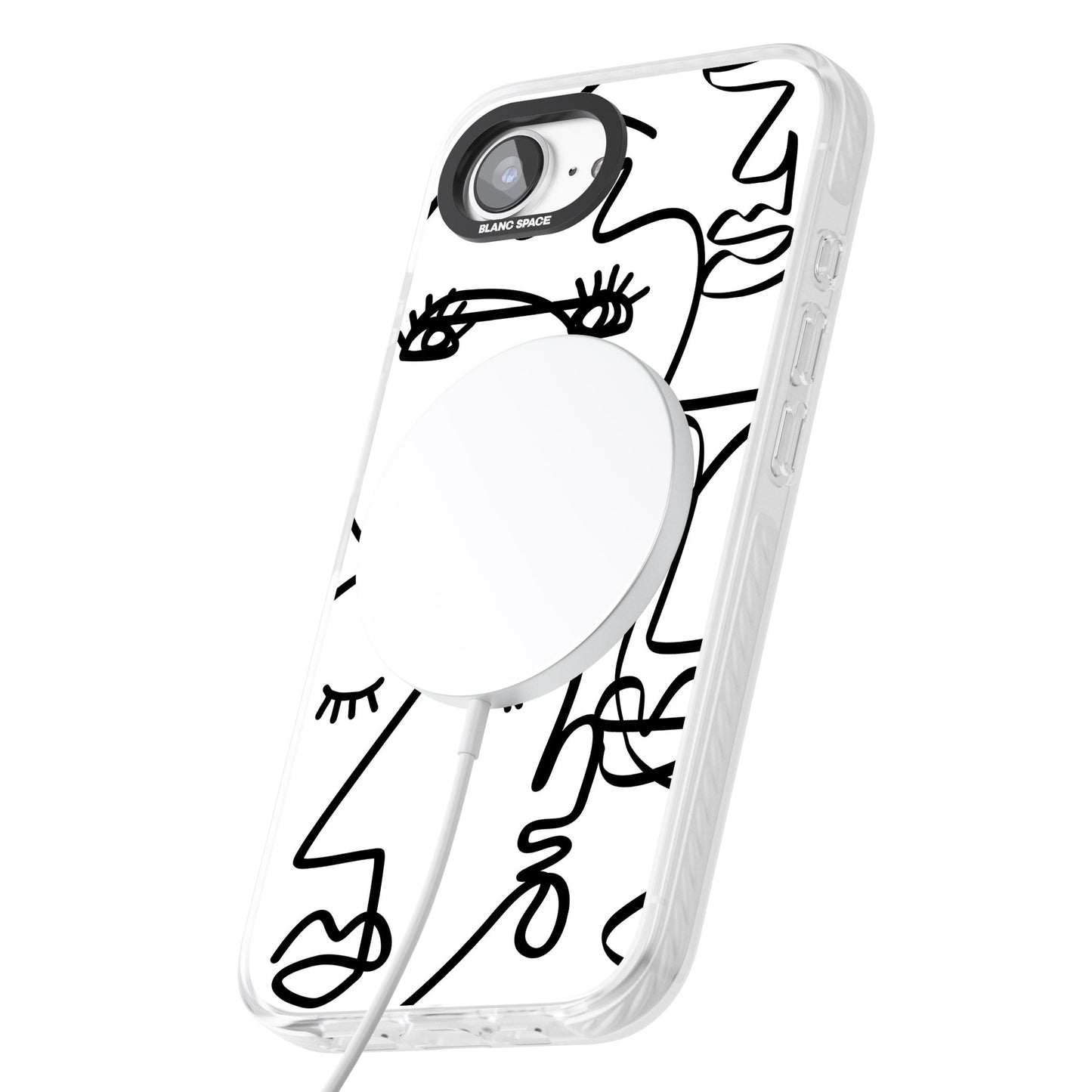 Art abstrait en noir et blanc