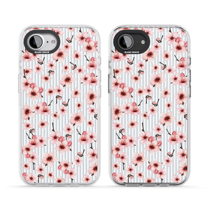 Rayures de fleurs de cerisier