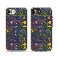 Grille de fleurs sauvages