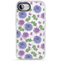 Purple Dahlias Floral