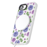 Purple Dahlias Floral