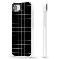 Minimalist Grid Pattern Black