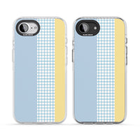 Abstract Grid Blue & Yellow