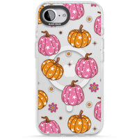 Motif de citrouilles Fleurs et Étoiles