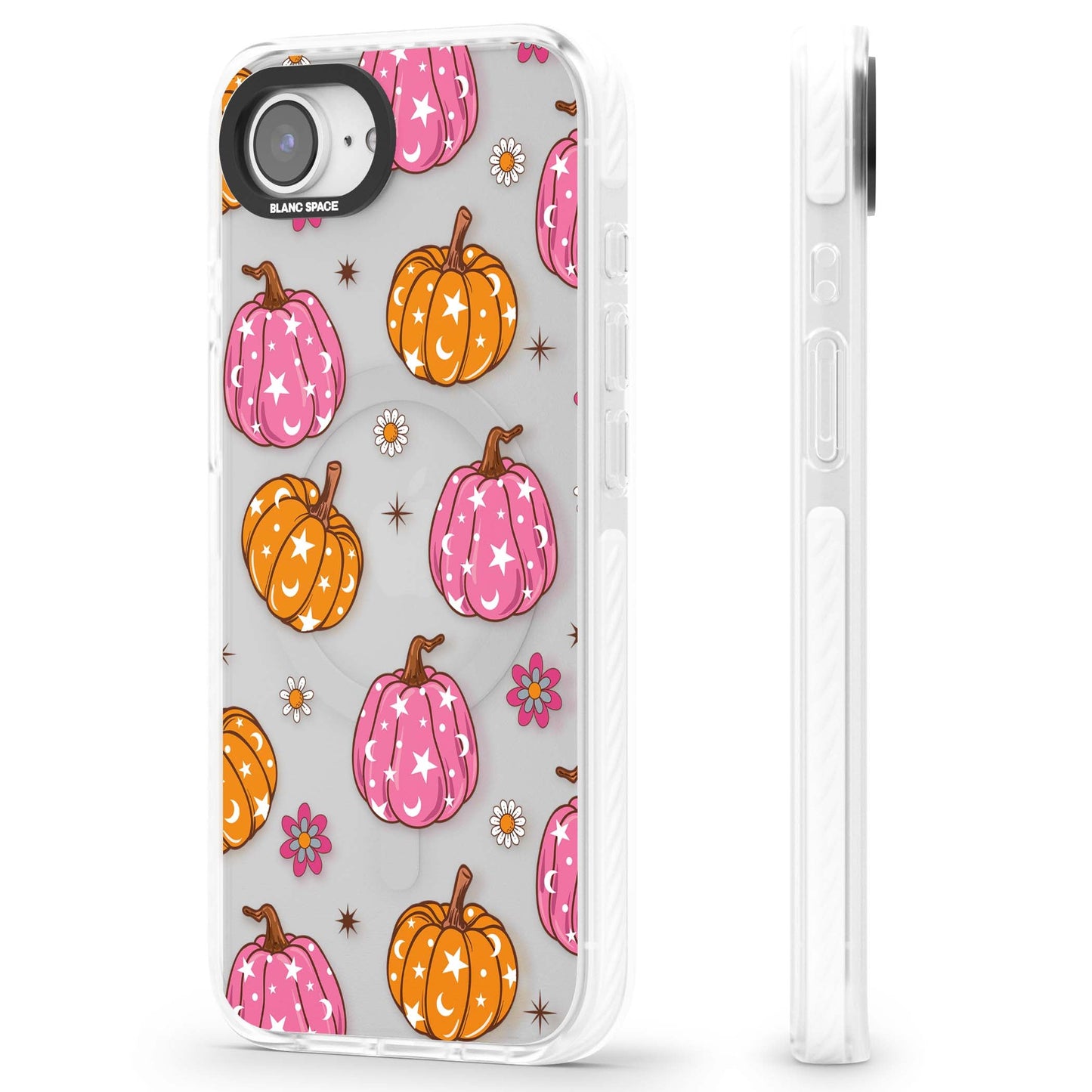 Motif de citrouilles Fleurs et Étoiles