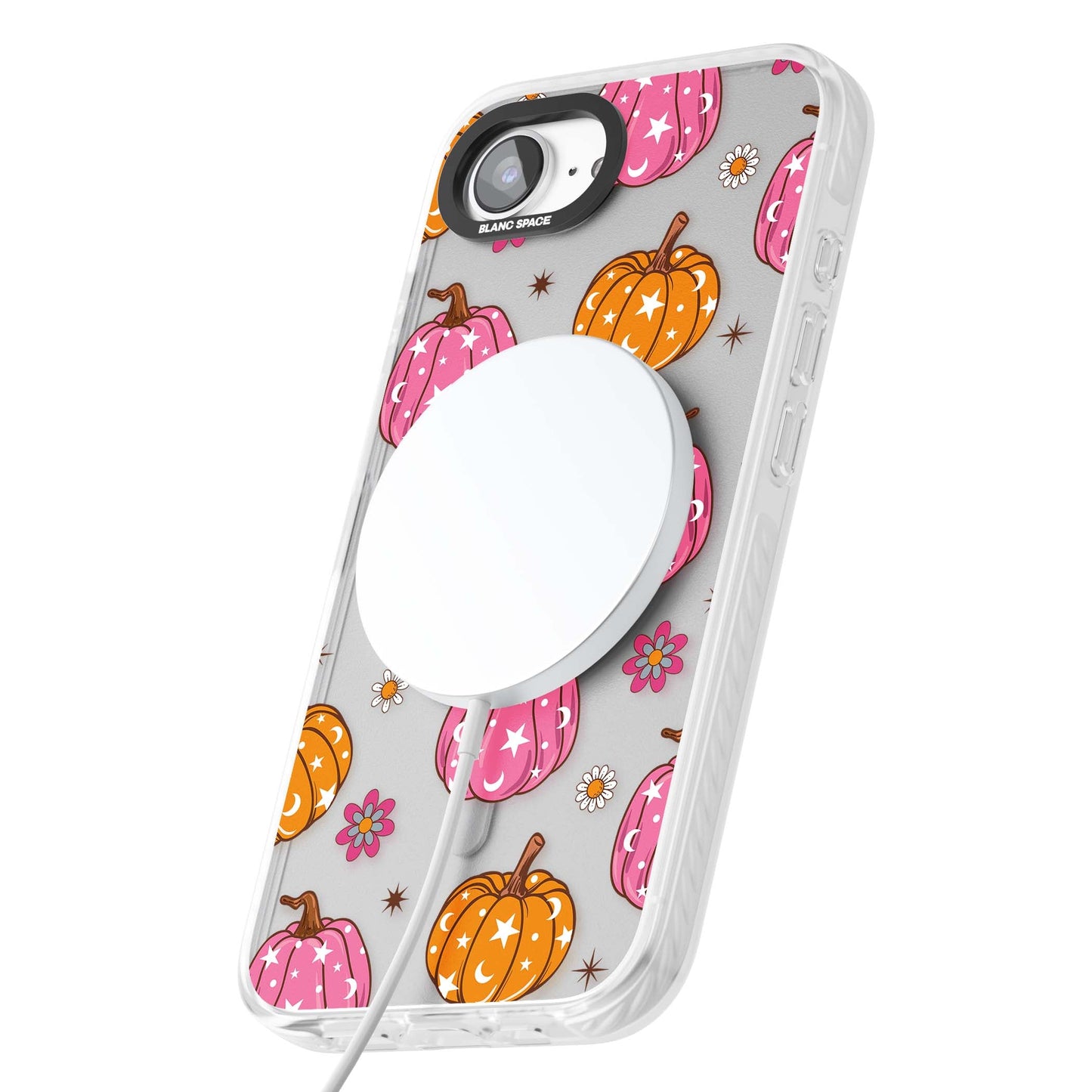 Motif de citrouilles Fleurs et Étoiles