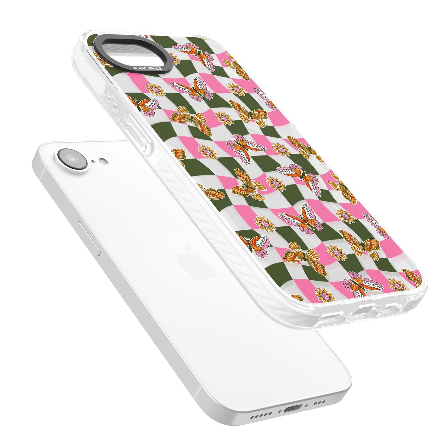 Wavy Butterfly Checked Pattern