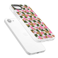 Wavy Butterfly Checked Pattern