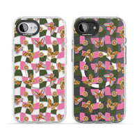 Wavy Butterfly Checked Pattern