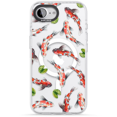 Aquarelle de poissons koi