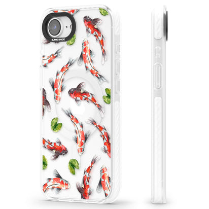 Aquarelle de poissons koi