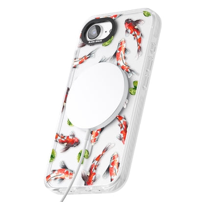 Aquarelle de poissons koi