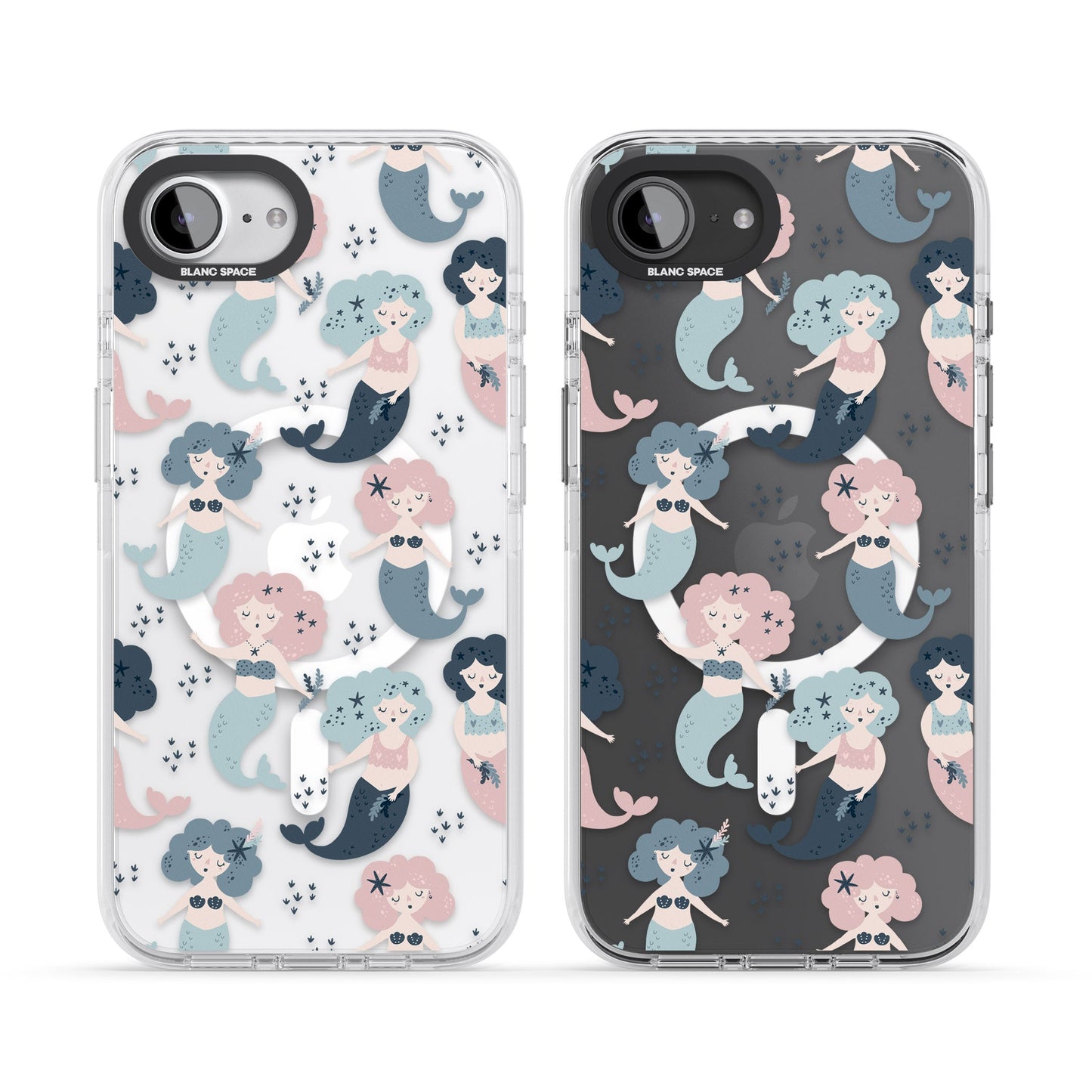 Pastellfarbene Meerjungfrauen