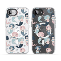 Pastellfarbene Meerjungfrauen