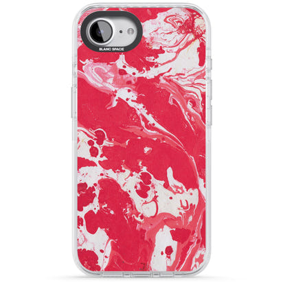 Red & White Marbled