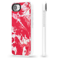 Red & White Marbled