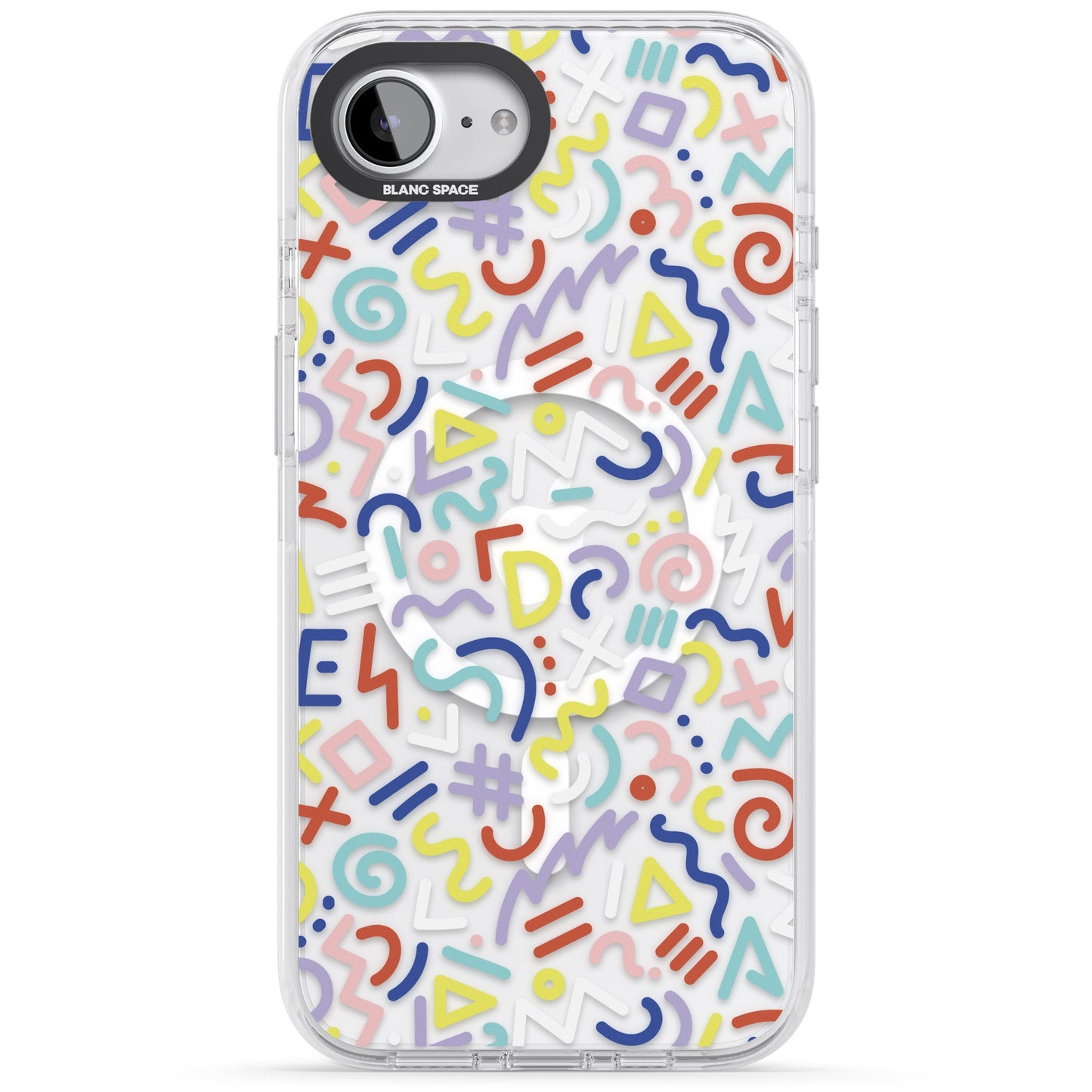 Motif rétro coloré